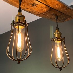 Whiskey barrel chandelier, ideal for mancave or cigar room, unique ceiling pendant from authentic bourbon barrels, adds warmth and character