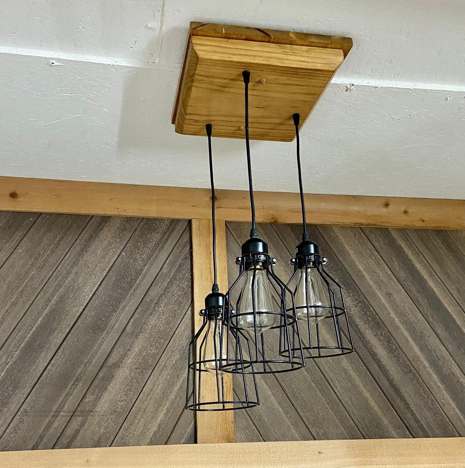 Farmhouse 3 light fixture for cabin decor, rustic elegance with handcrafted ceiling barn fixture, designed for cozy and stylish home vibe