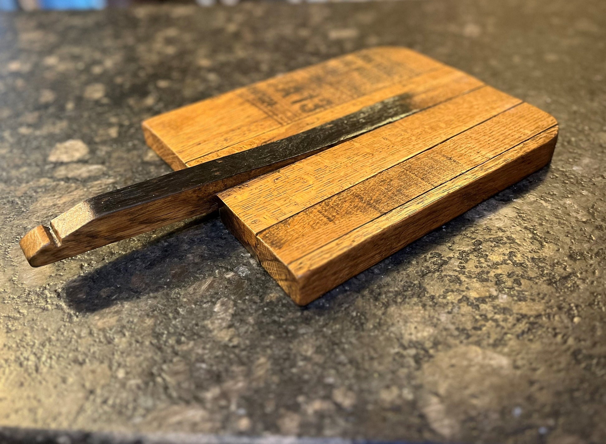 Cheese board crafted from a genuine bourbon barrel, rustic charcuterie board hostess gift, house warming gift for the whiskey lover